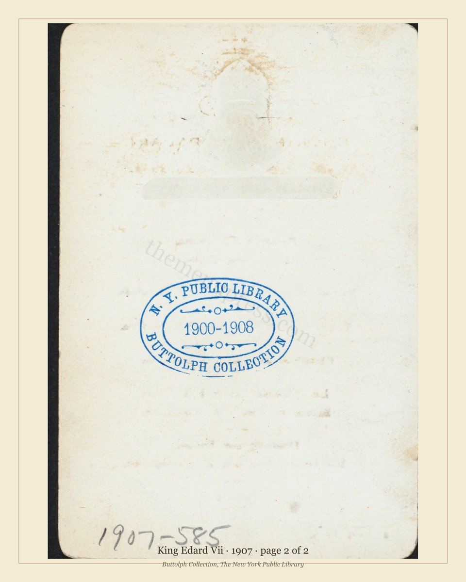 Vintage menu — page 2 of 2