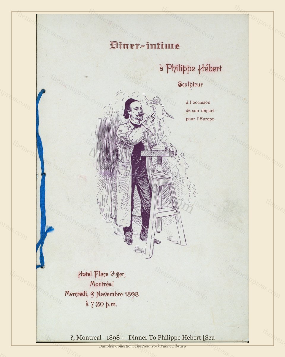 Vintage menu preview — 1898 Vintage Dinner Menu — ?, Canadian Pacific Hotel (Complete 8-Page Archive)