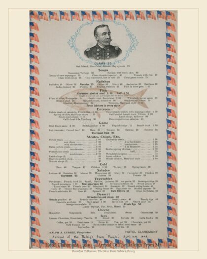 Hotel Claremont · 1899 — Arrival Of The Raleigh From Ma