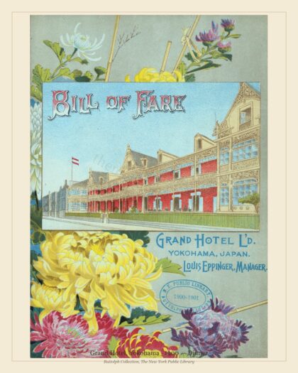 Grand Hotel, Yokohama · 1900 — Dinner