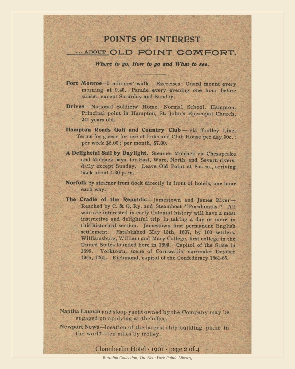 Vintage menu — page 2 of 4