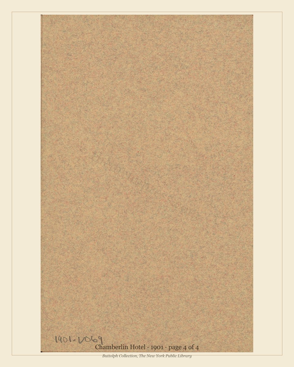 Vintage menu — page 4 of 4