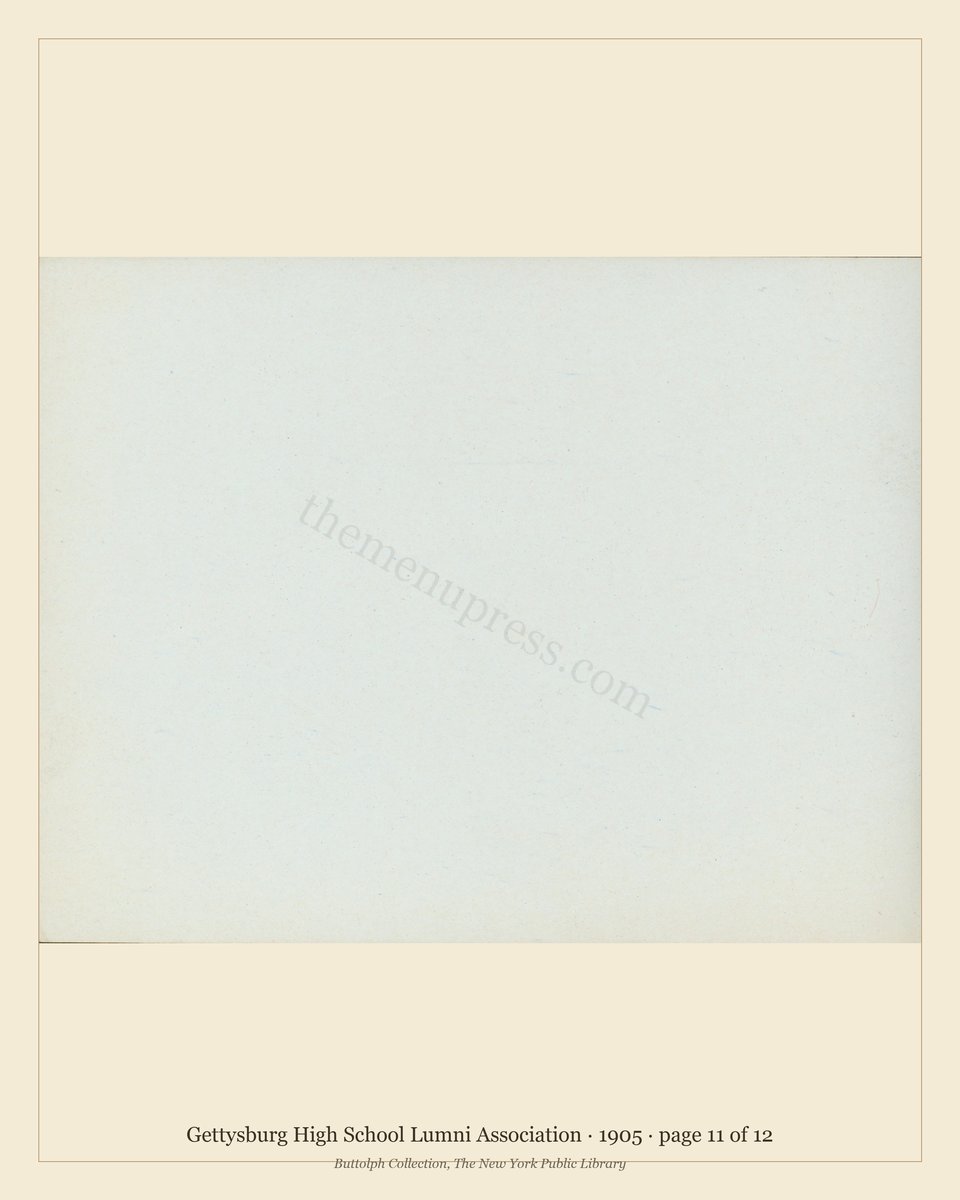 Vintage menu — page 11 of 12
