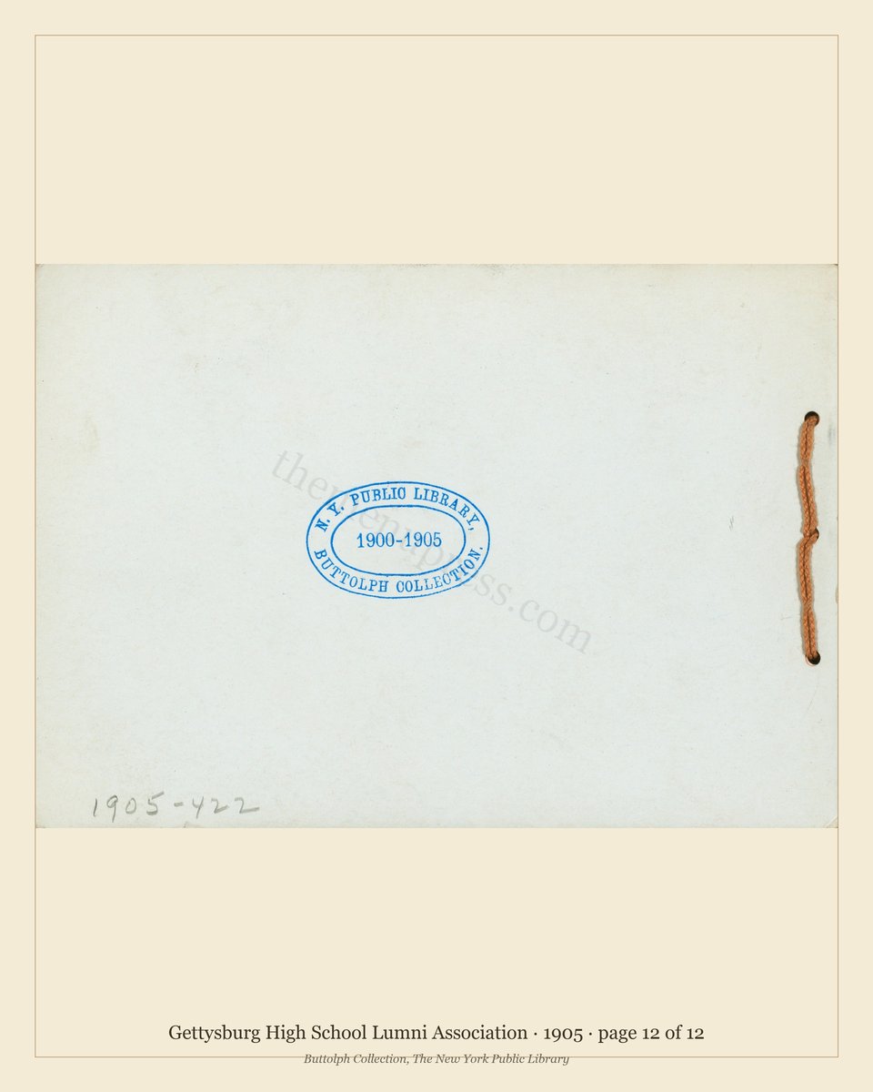 Vintage menu — page 12 of 12