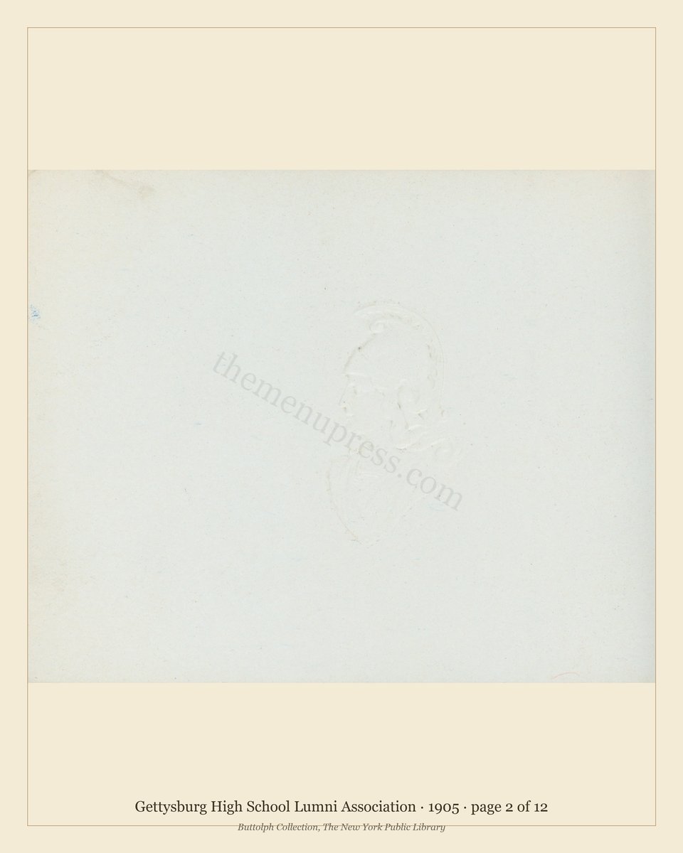 Vintage menu — page 2 of 12