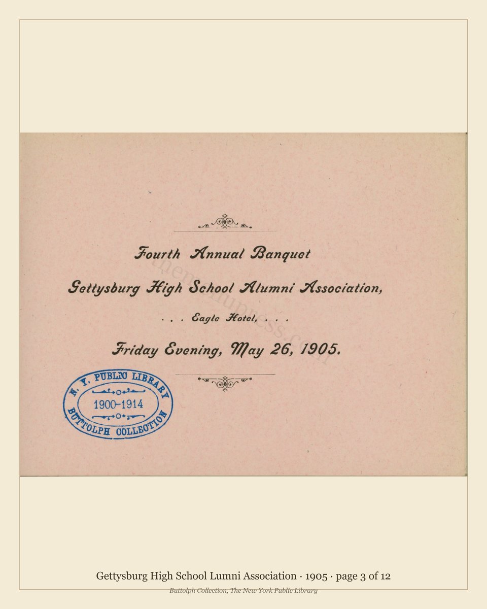 Vintage menu — page 3 of 12