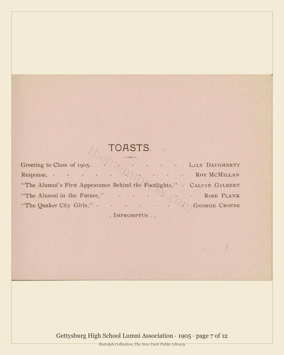 Vintage menu — page 7 of 12