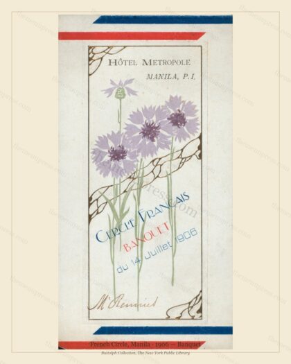Vintage menu preview — 1906 Vintage Banquet Menu — French Circle, International Grand Hotel (Complete 4