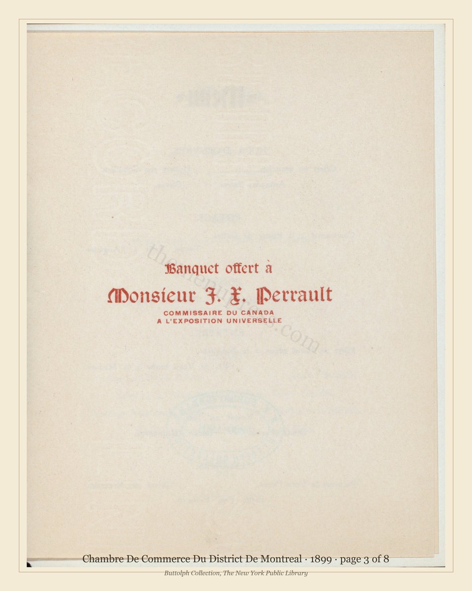 Vintage menu — page 3 of 8