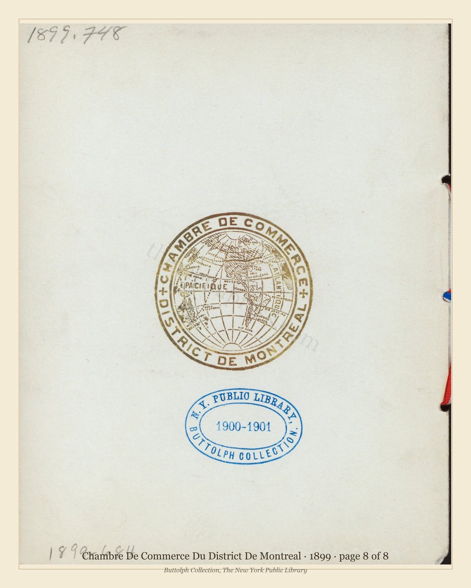 Vintage menu — page 8 of 8