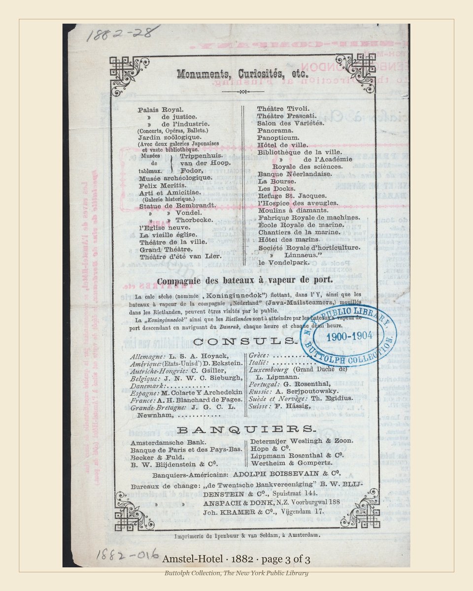 Vintage menu — page 3 of 3