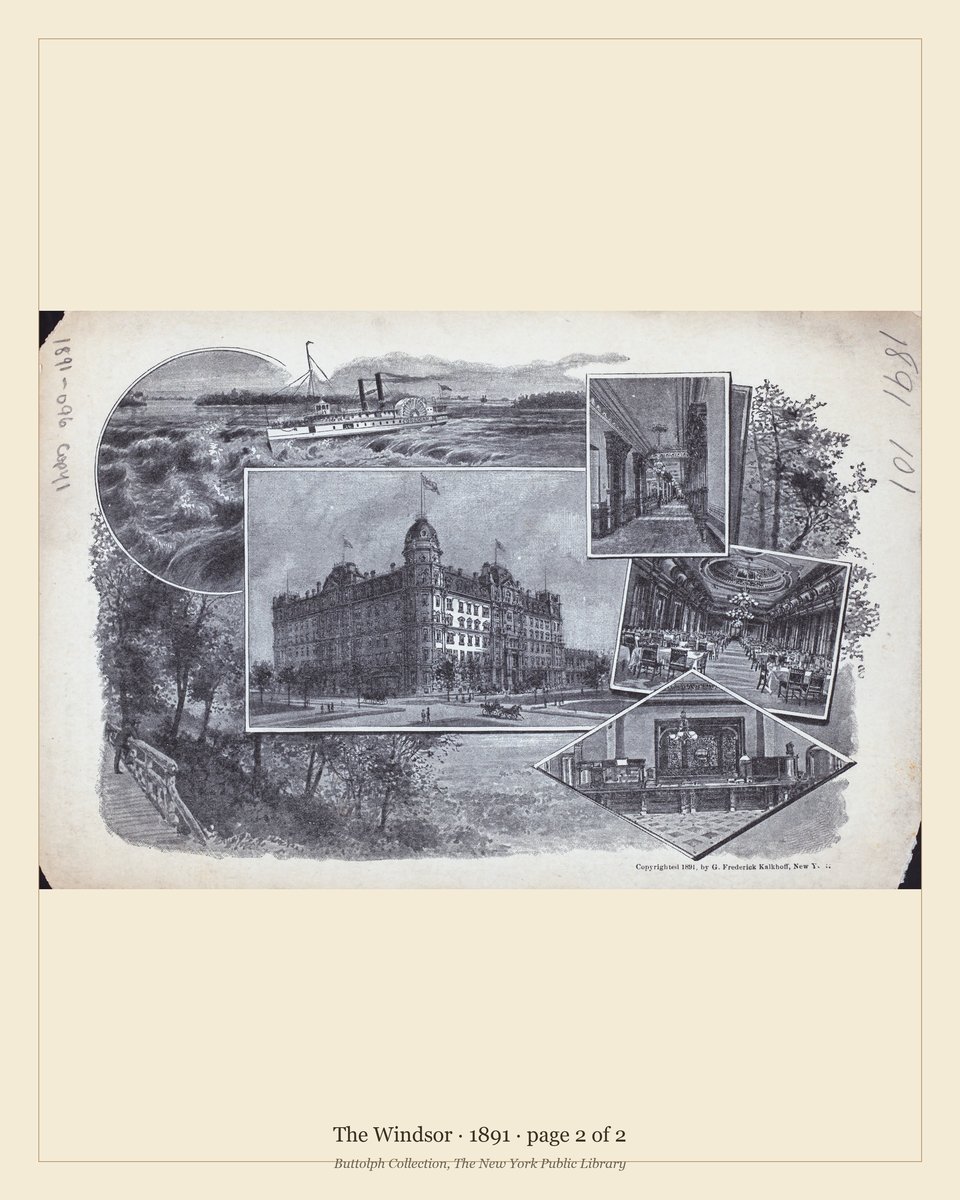 Vintage menu — page 2 of 2