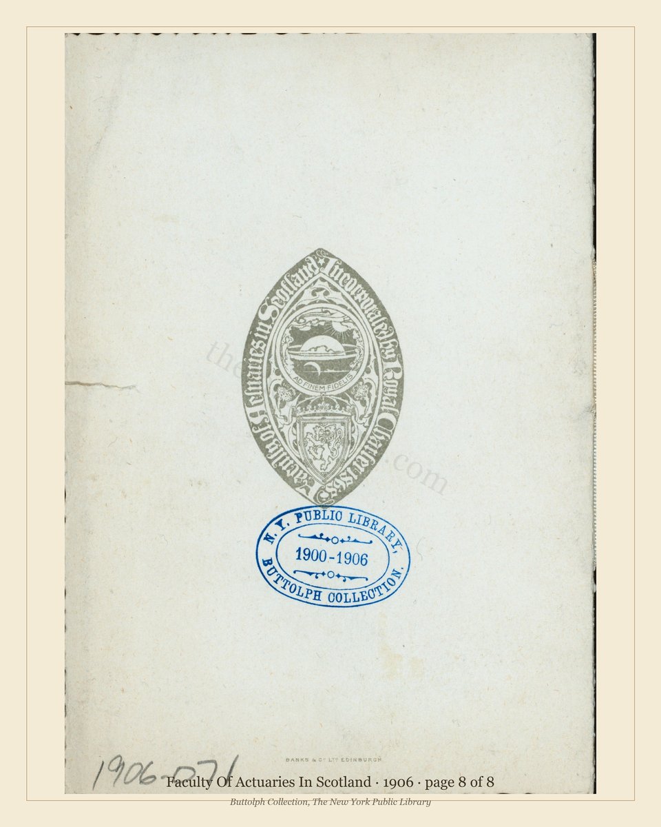Vintage menu — page 8 of 8