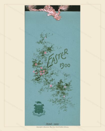 Vintage menu preview — 1900 Vintage Dinner Menu — International Hotel, International Grand Hotel (Compl