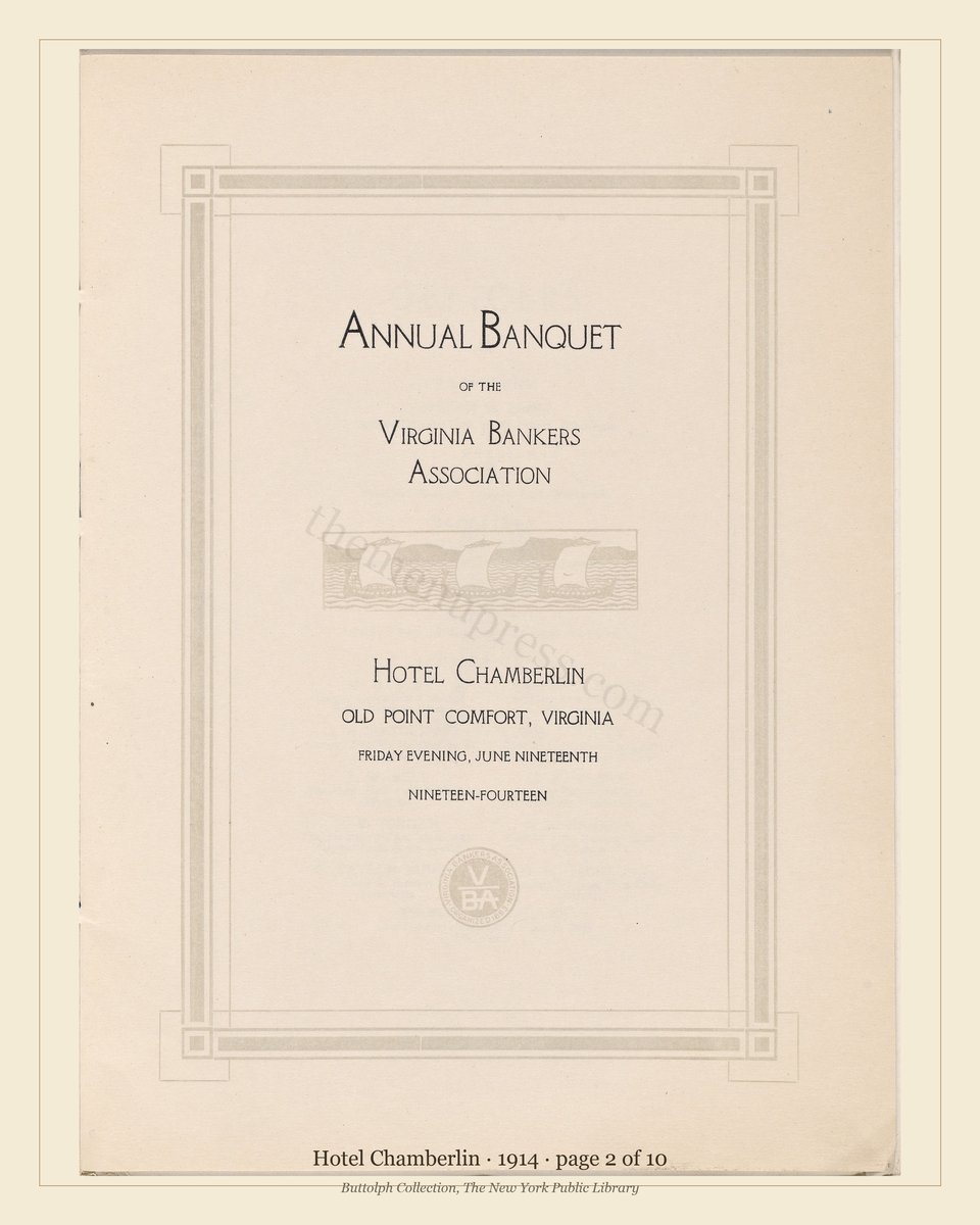 Vintage menu — page 2 of 10