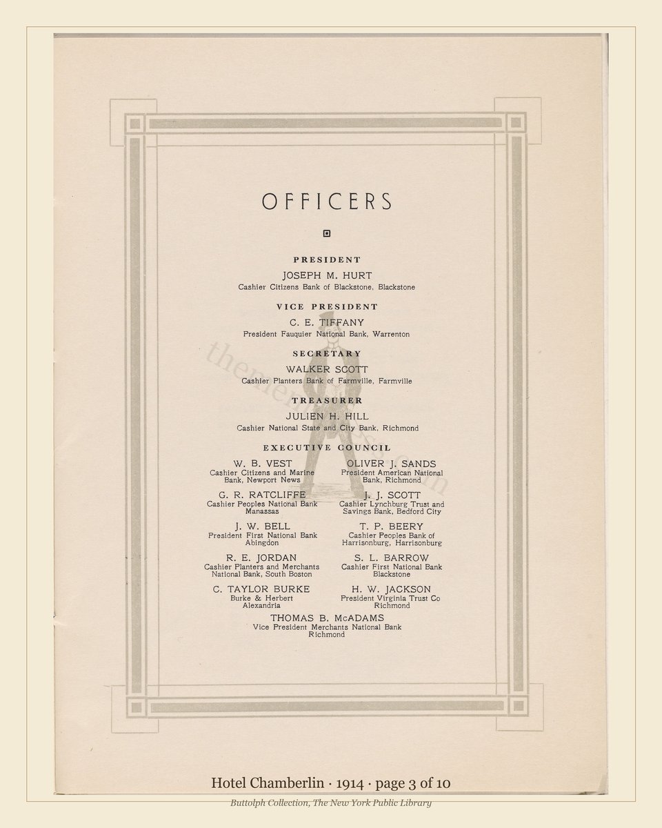 Vintage menu — page 3 of 10