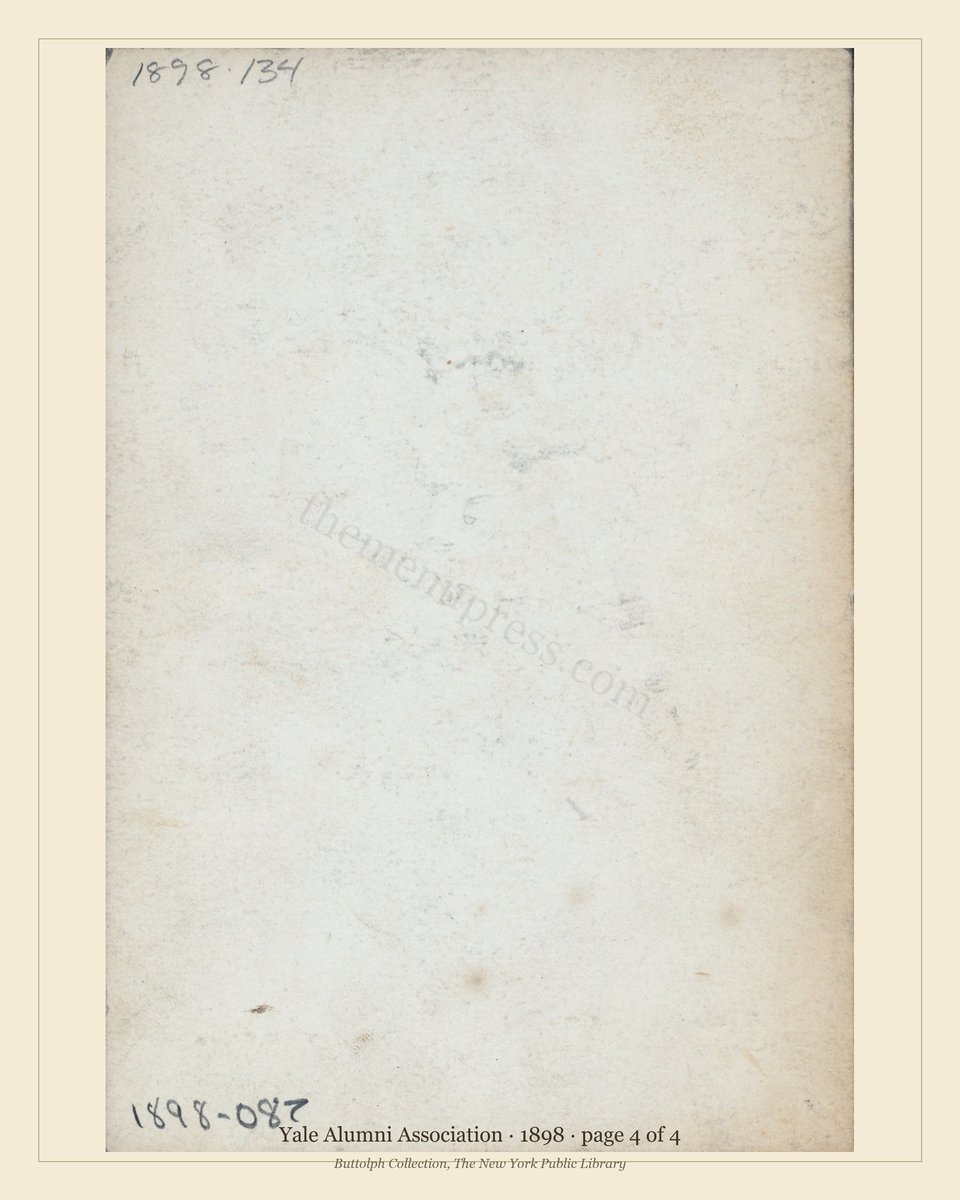 Vintage menu — page 4 of 4