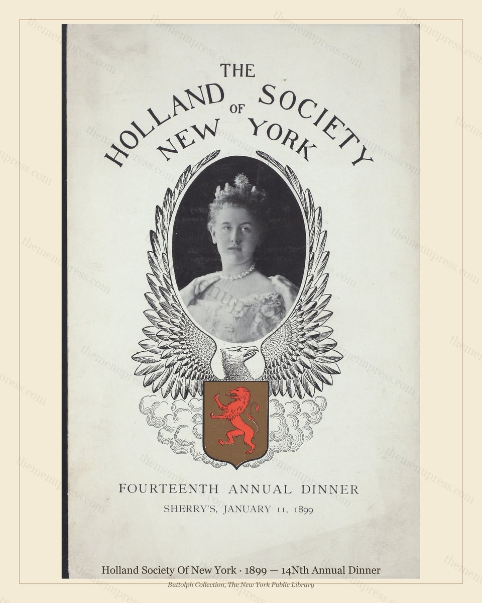 Vintage menu preview — 1899 Vintage Dinner Menu — Sherry'S Ny, Classic NYC French Restaurant (Complete