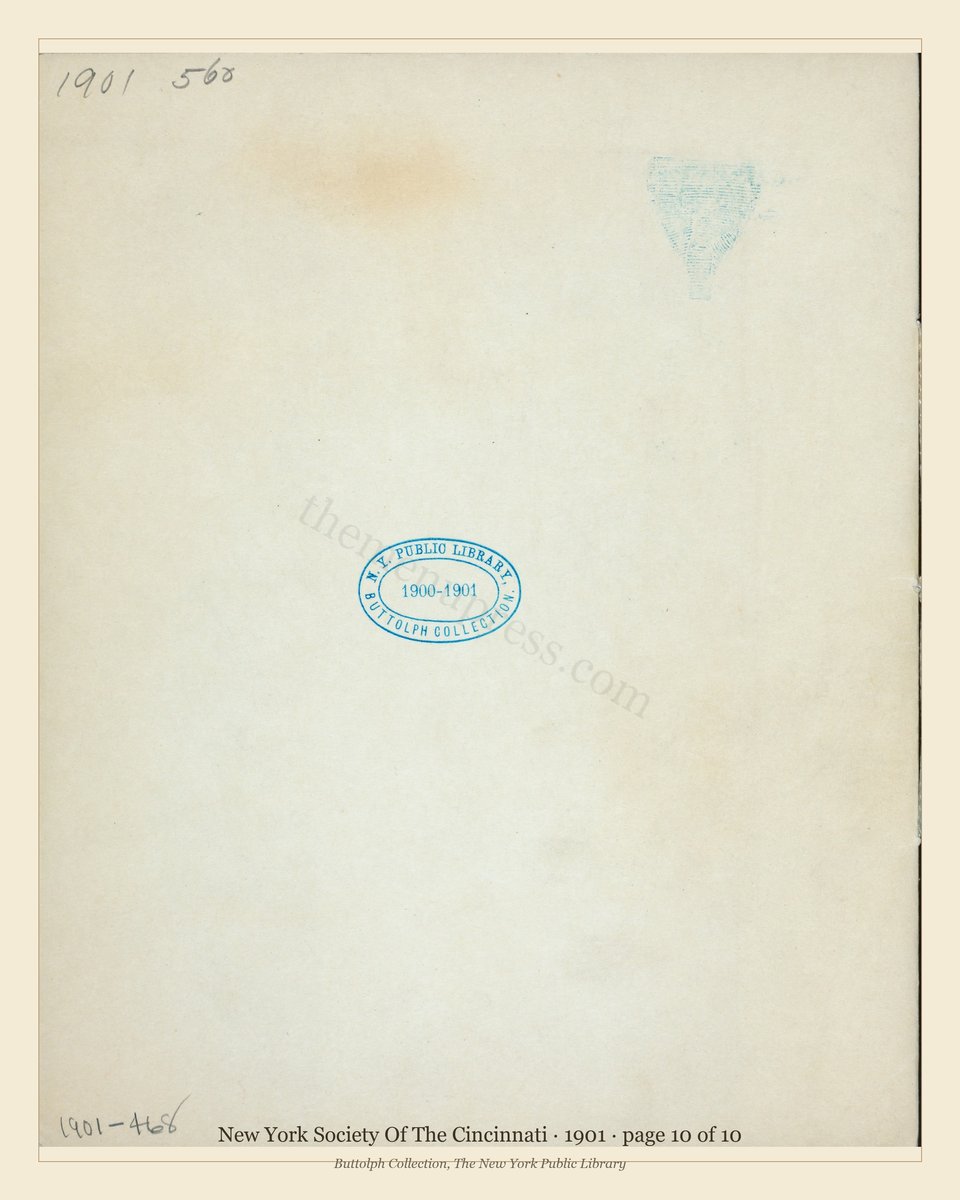 Vintage menu — page 10 of 10