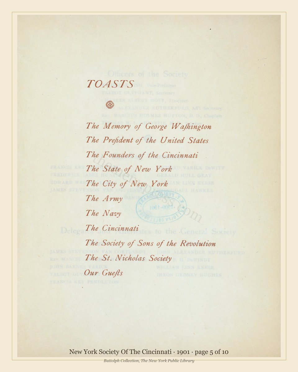 Vintage menu — page 5 of 10