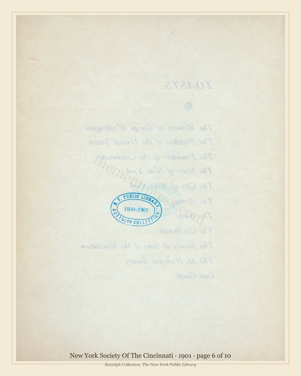 Vintage menu — page 6 of 10