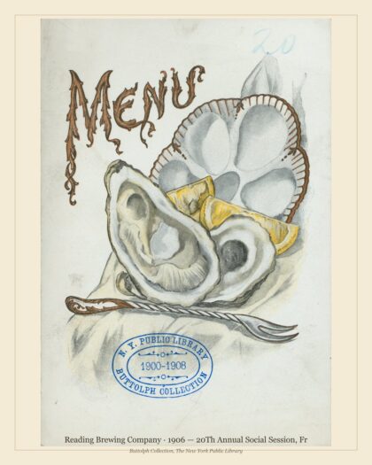 Reading Brewing Company · 1906 — 20Th Annual Social Session, Fr