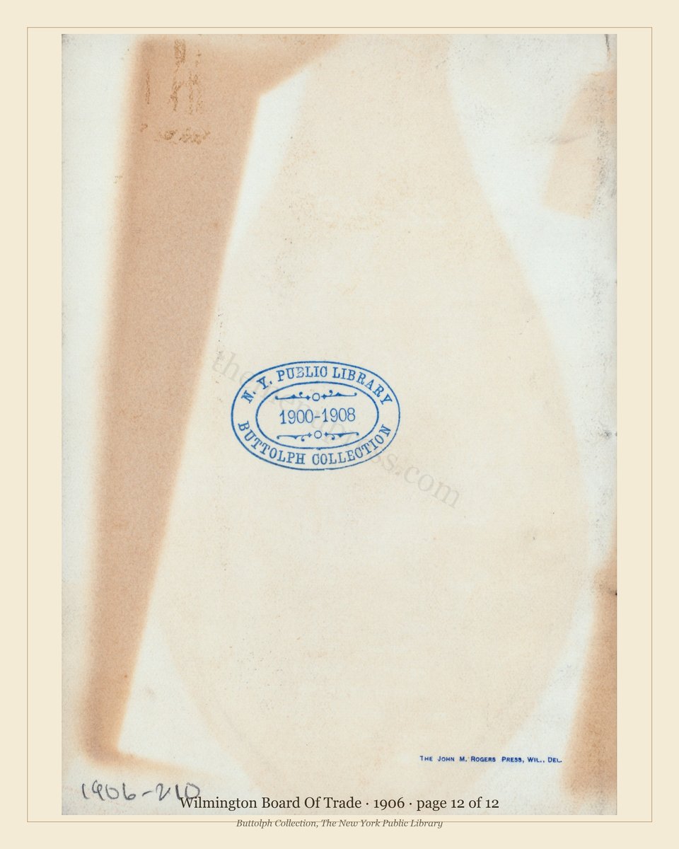 Vintage menu — page 12 of 12