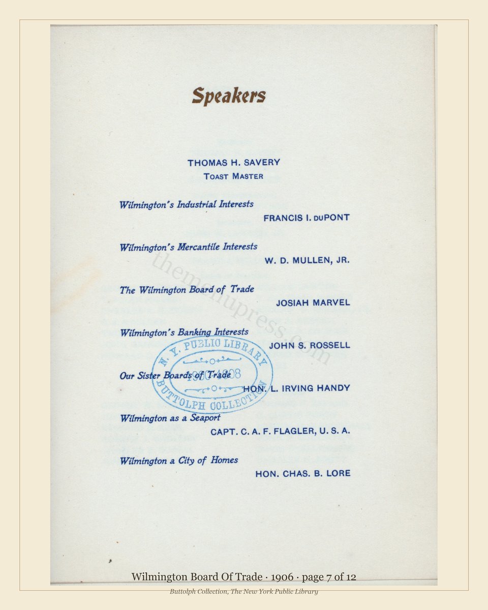 Vintage menu — page 7 of 12