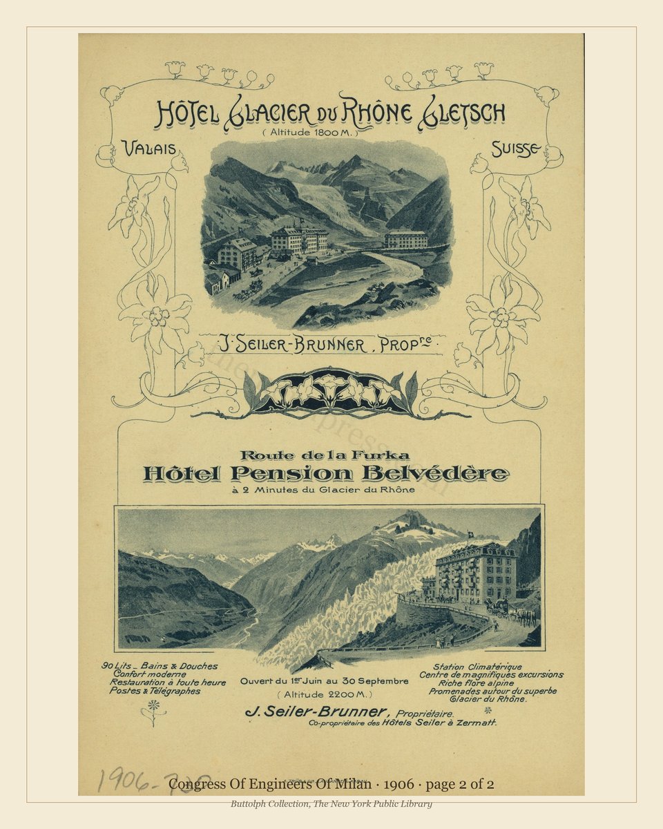 Vintage menu — page 2 of 2