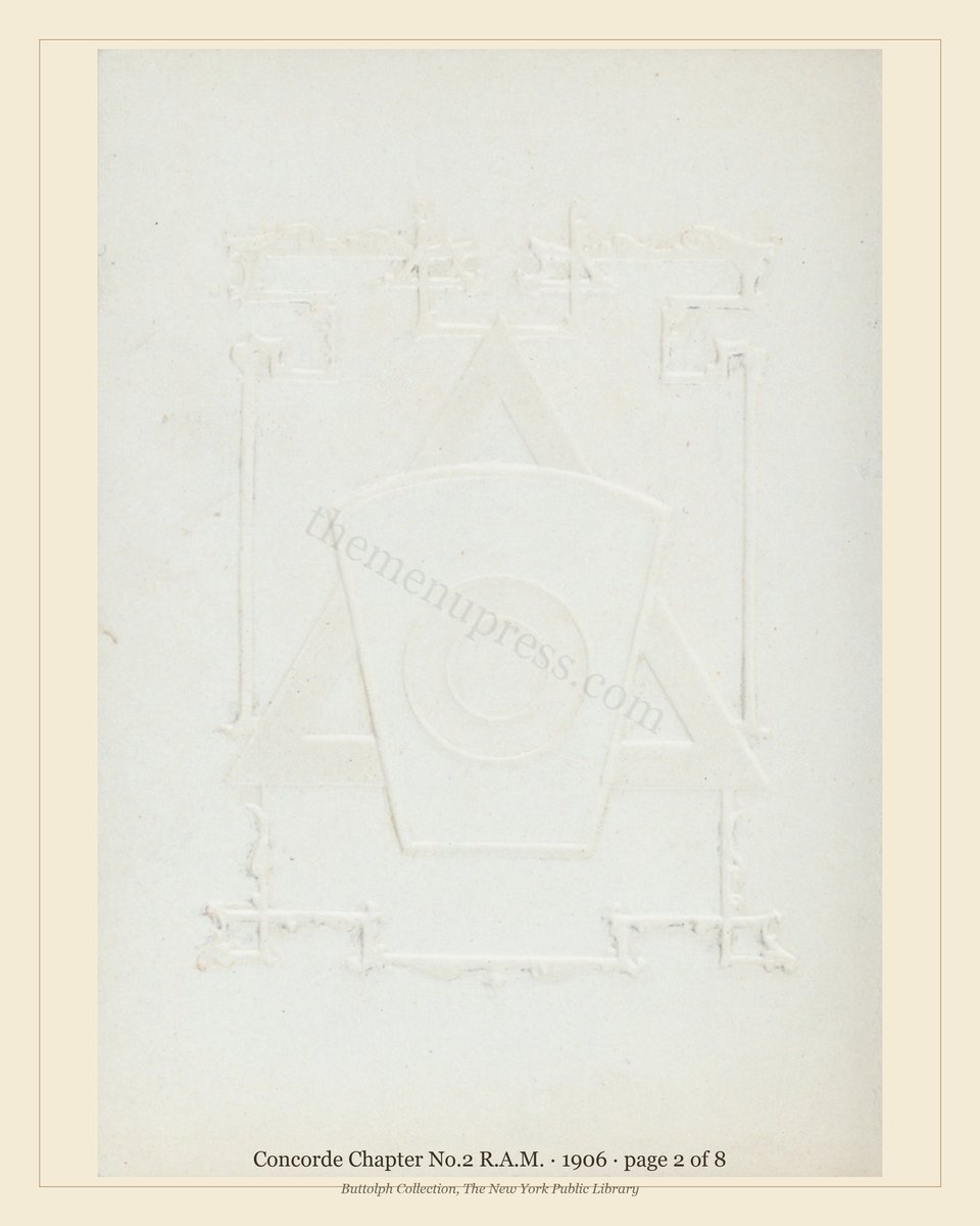 Vintage menu — page 2 of 8