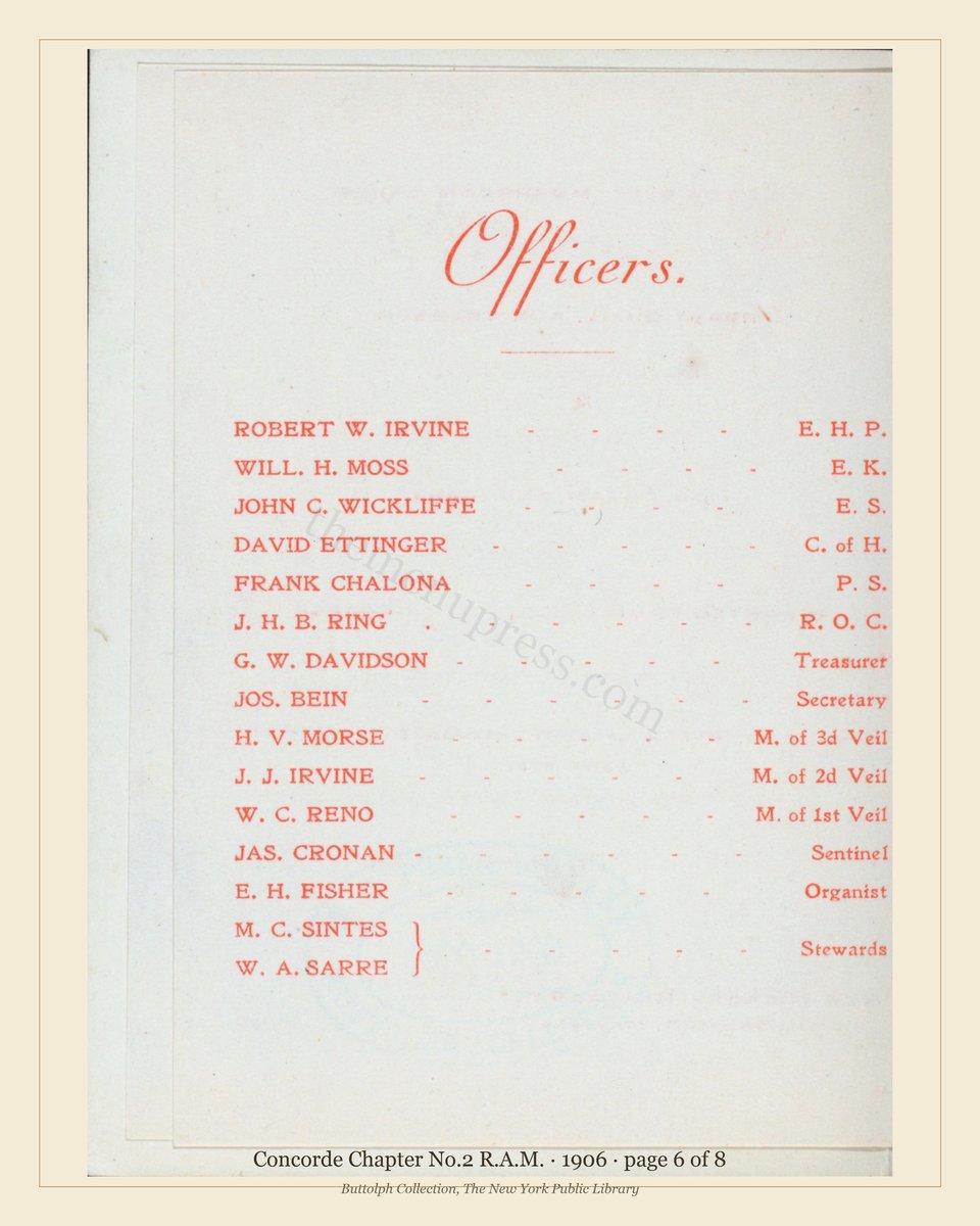 Vintage menu — page 6 of 8
