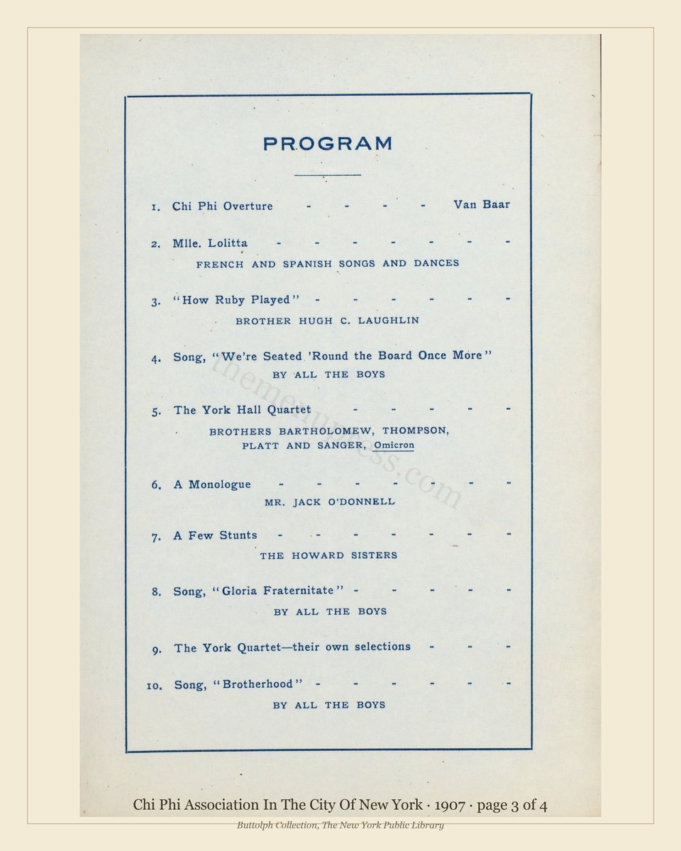 Vintage menu — page 3 of 4