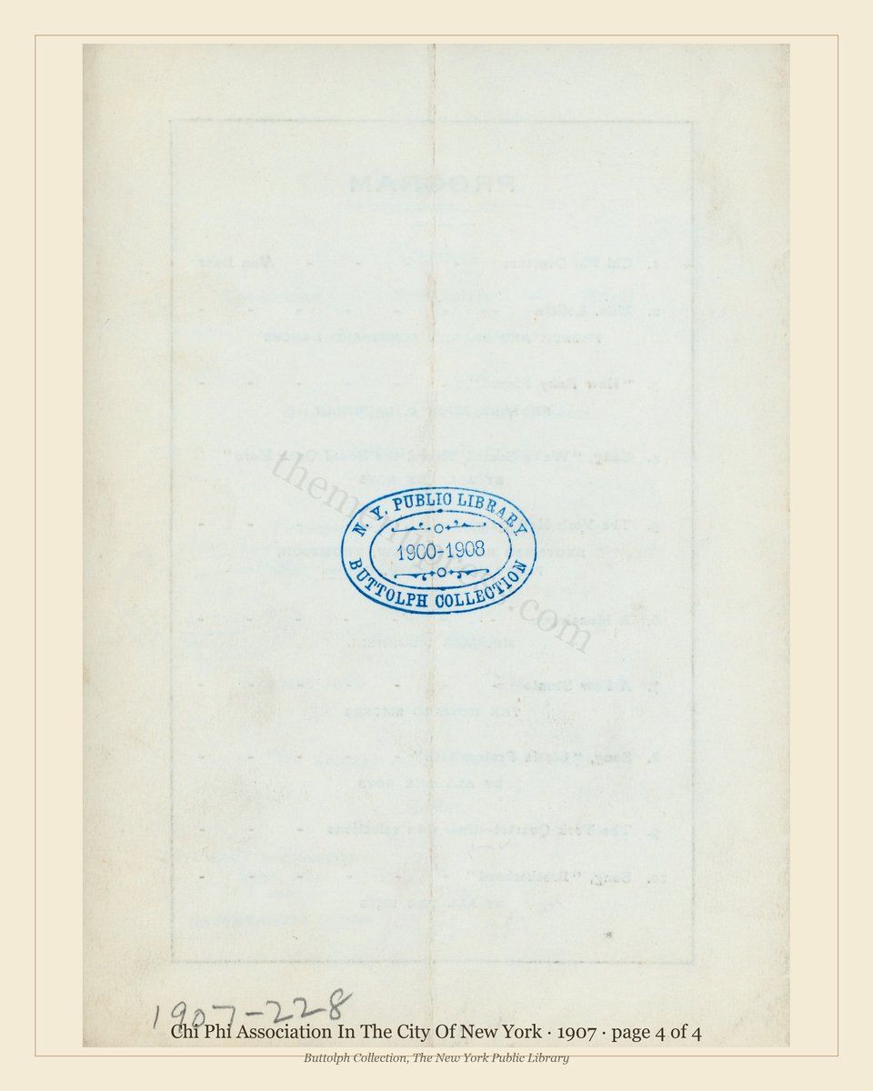 Vintage menu — page 4 of 4