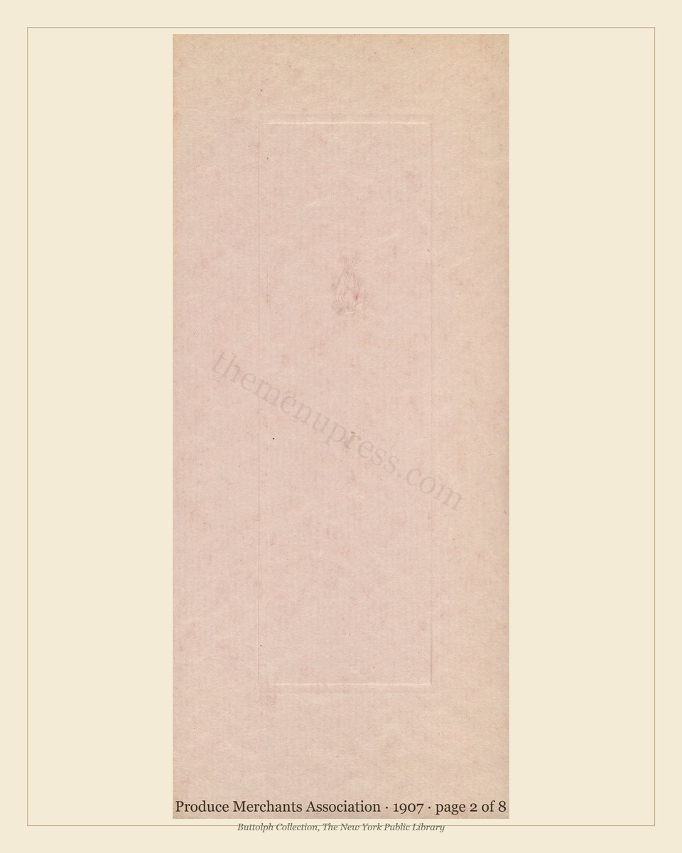 Vintage menu — page 2 of 8