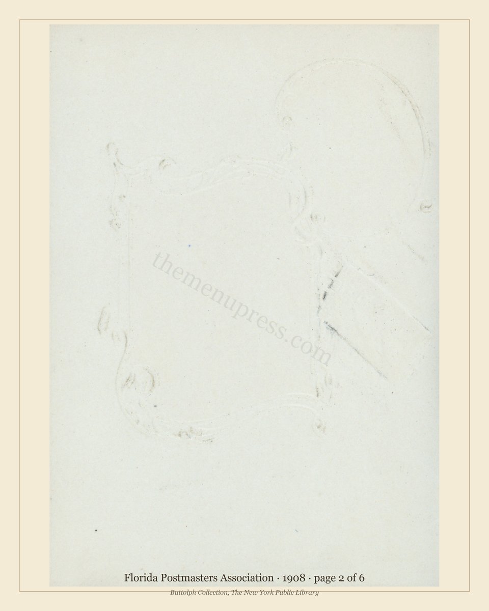 Vintage menu — page 2 of 6