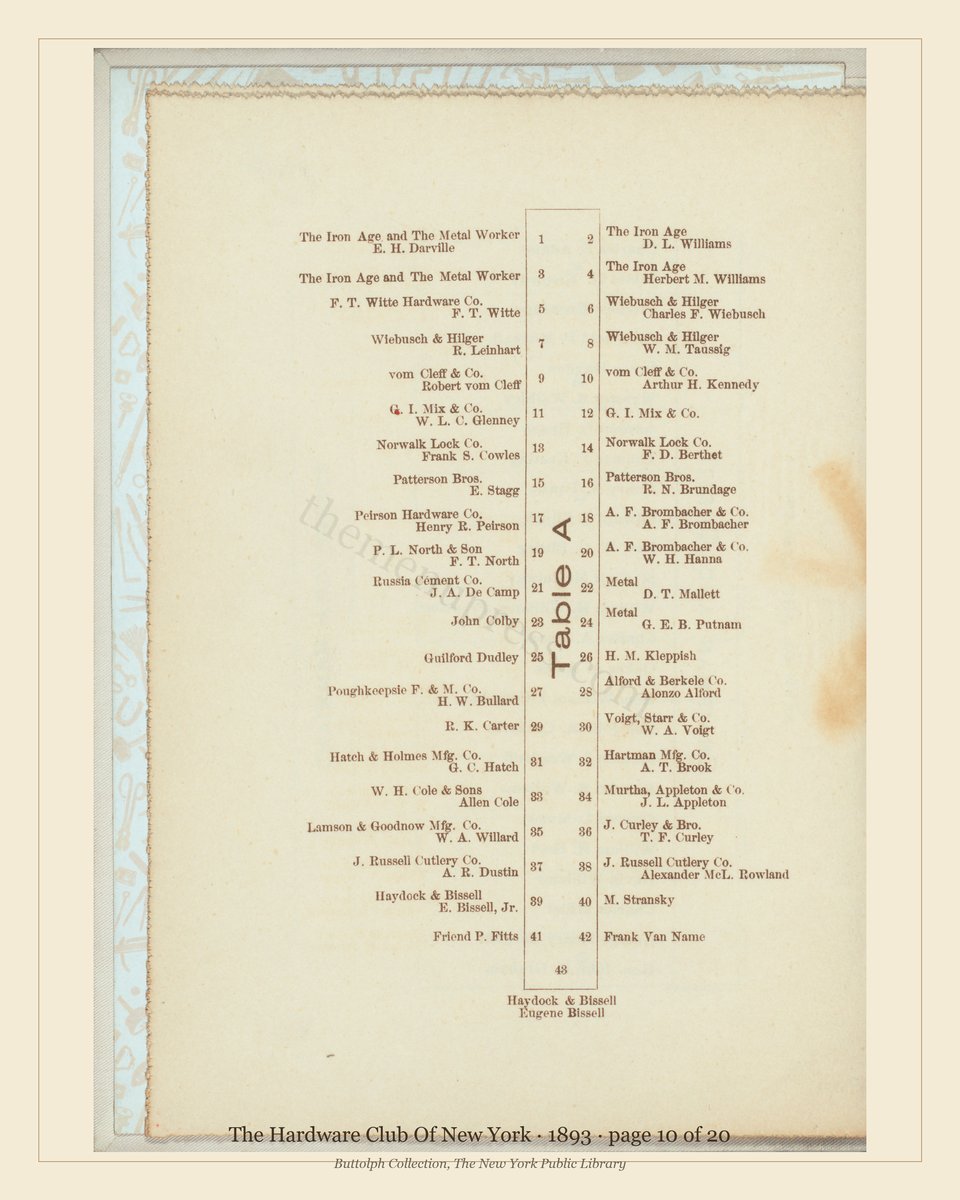 Vintage menu — page 10 of 20