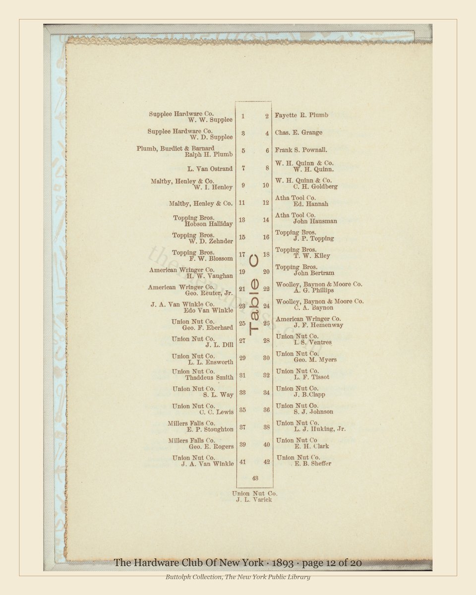 Vintage menu — page 12 of 20