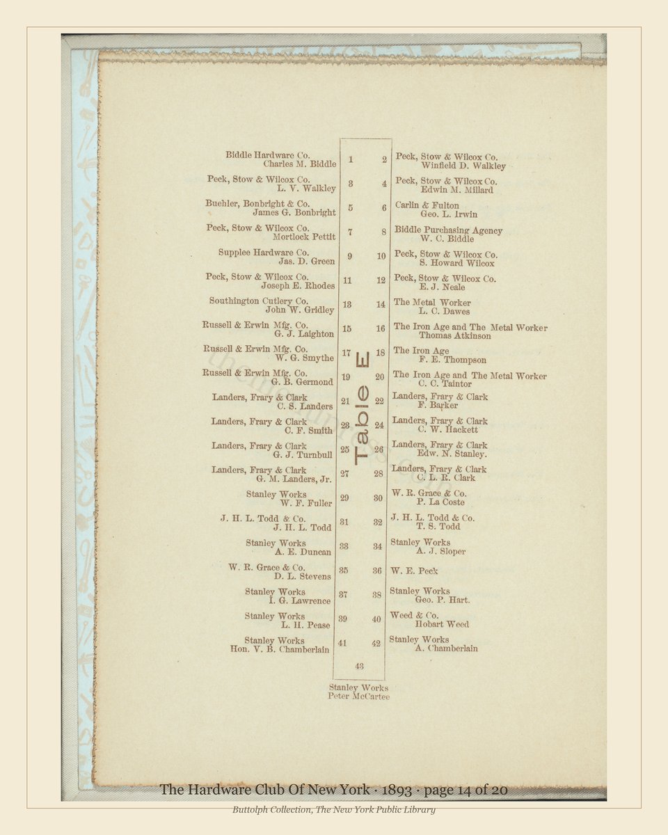 Vintage menu — page 14 of 20