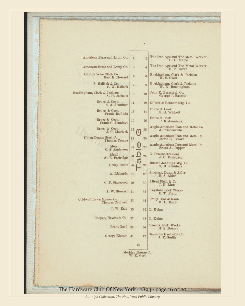 Vintage menu — page 16 of 20