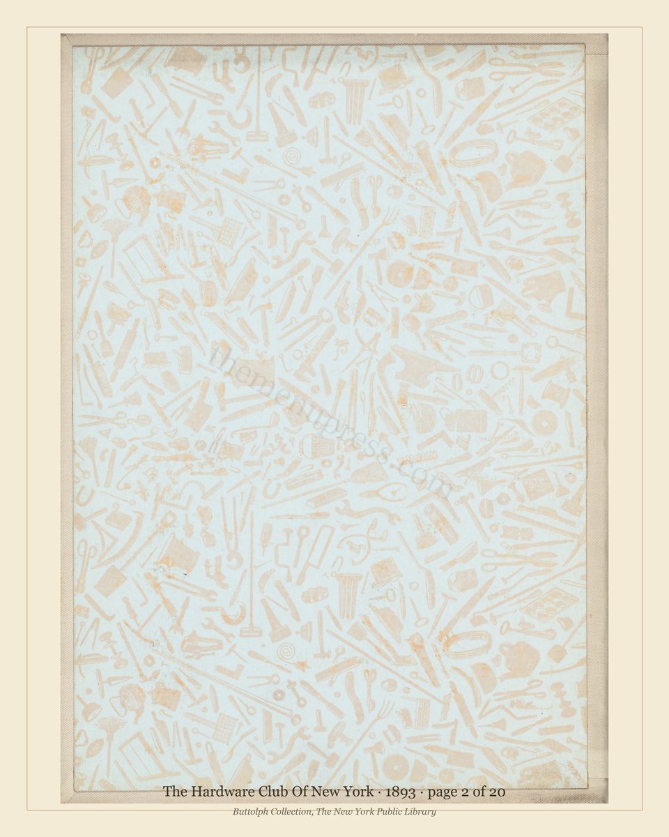 Vintage menu — page 2 of 20