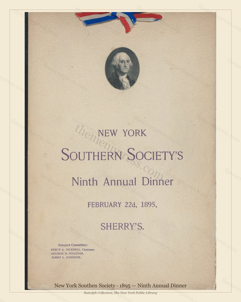 Vintage menu preview — 1895 Vintage Dinner Menu — Sherry'S Ny, Classic NYC French Restaurant (Complete