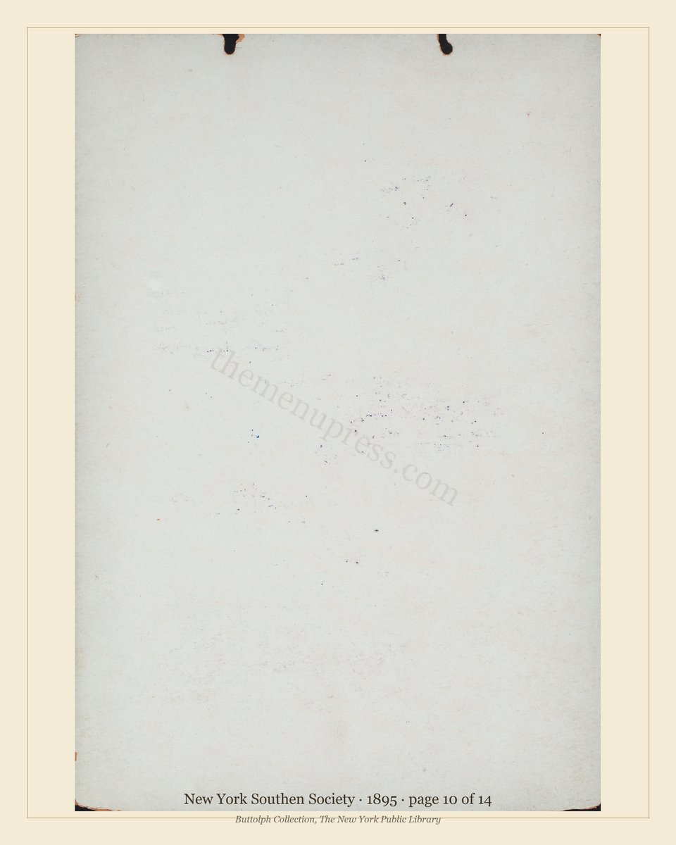 Vintage menu — page 10 of 14