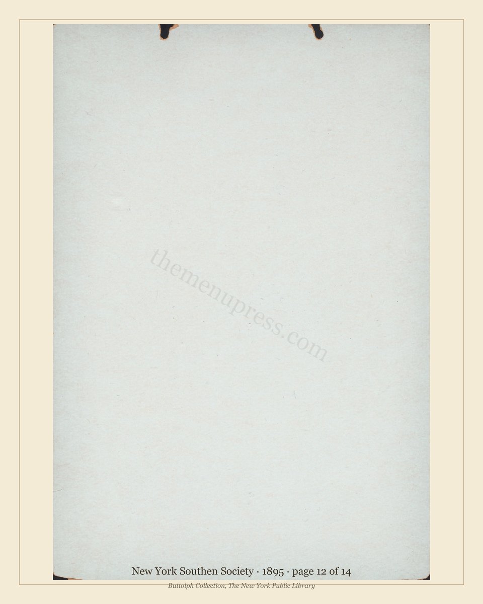 Vintage menu — page 12 of 14