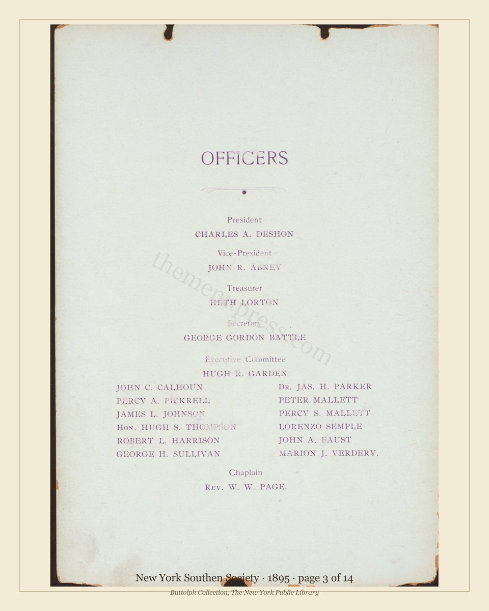 Vintage menu — page 3 of 14