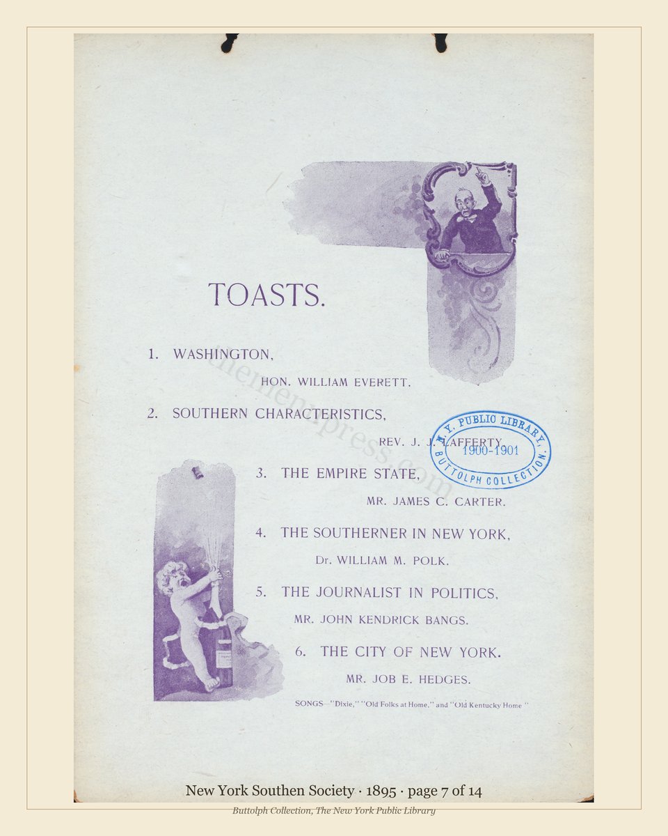 Vintage menu — page 7 of 14