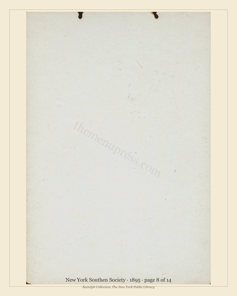 Vintage menu — page 8 of 14