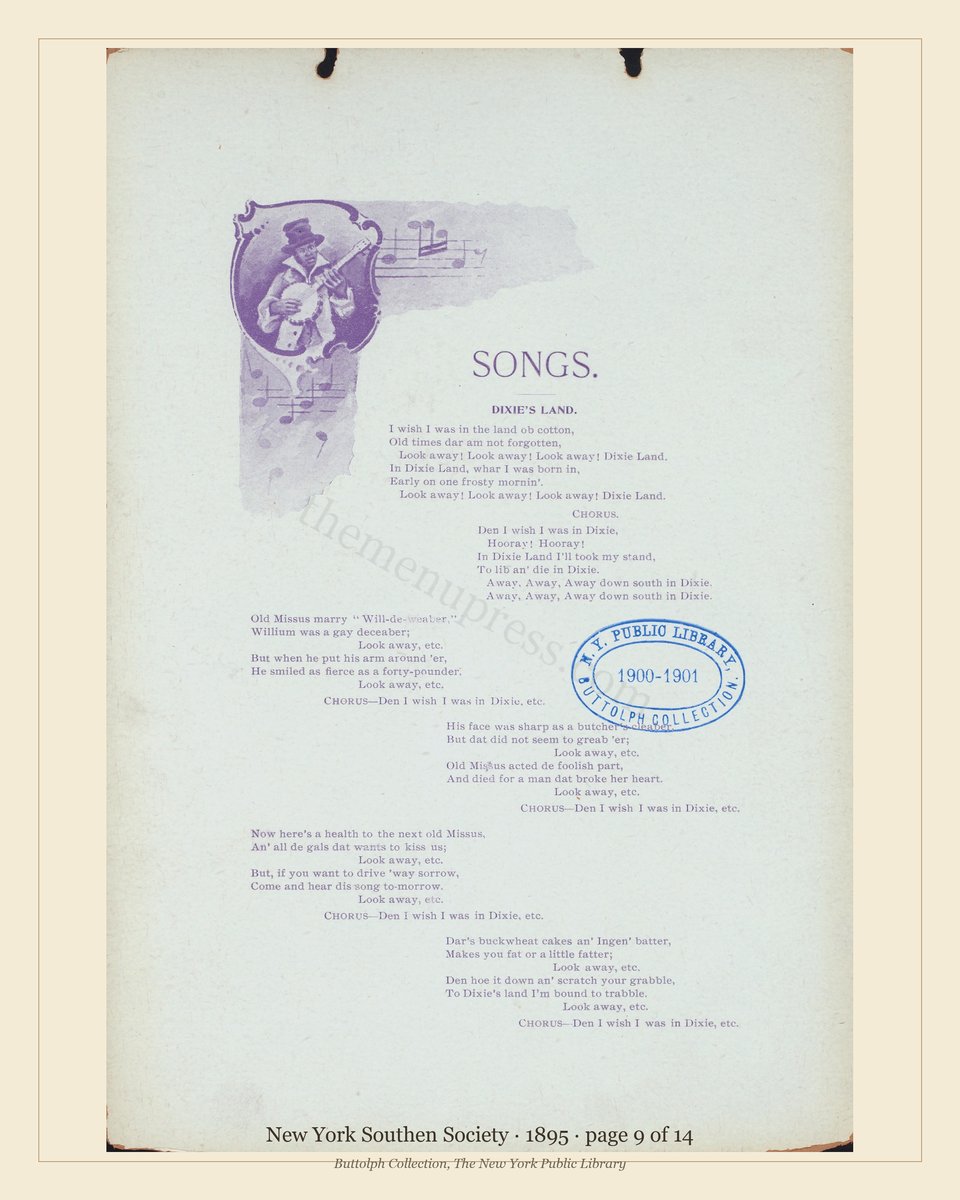 Vintage menu — page 9 of 14