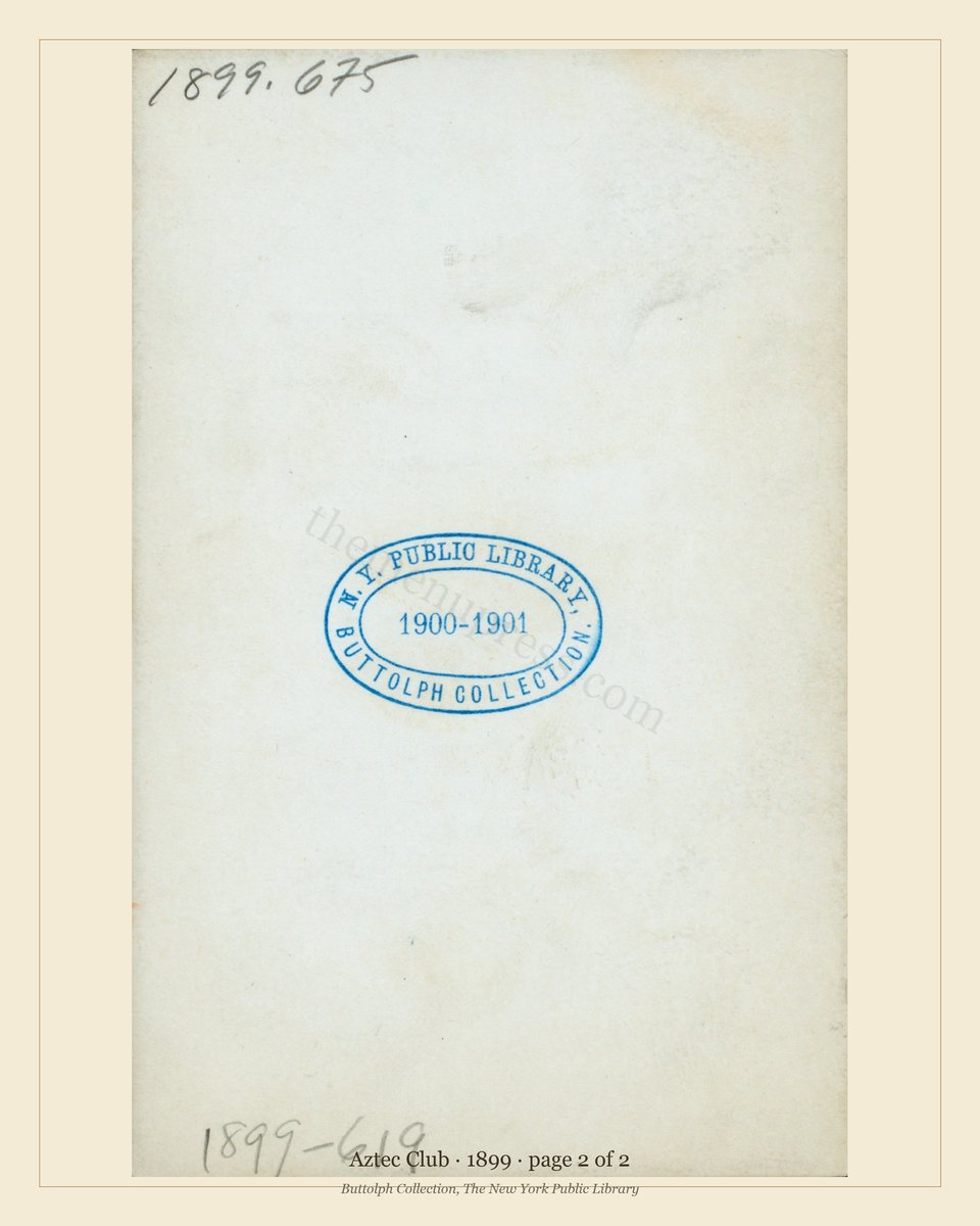 Vintage menu — page 2 of 2