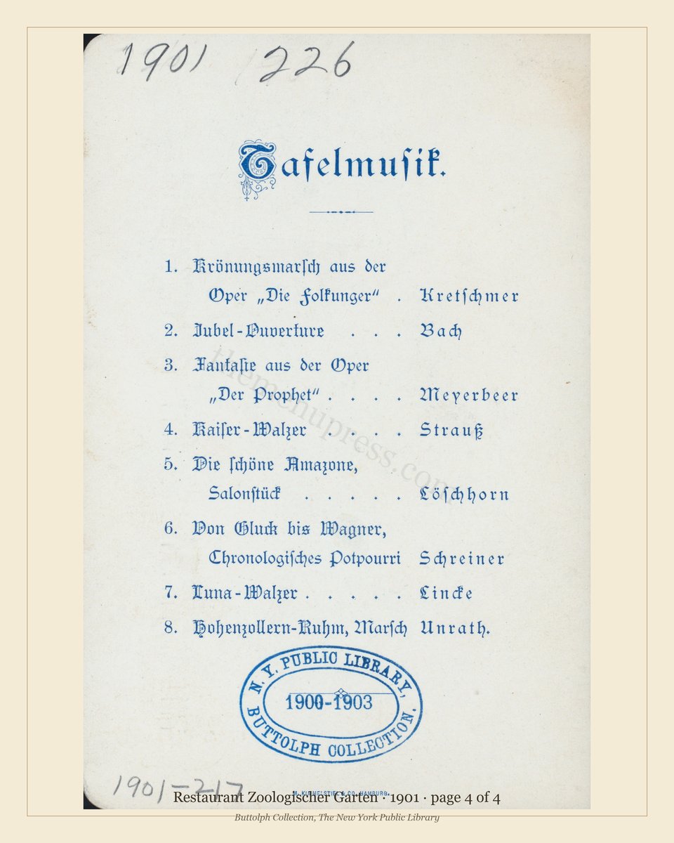 Vintage menu — page 4 of 4