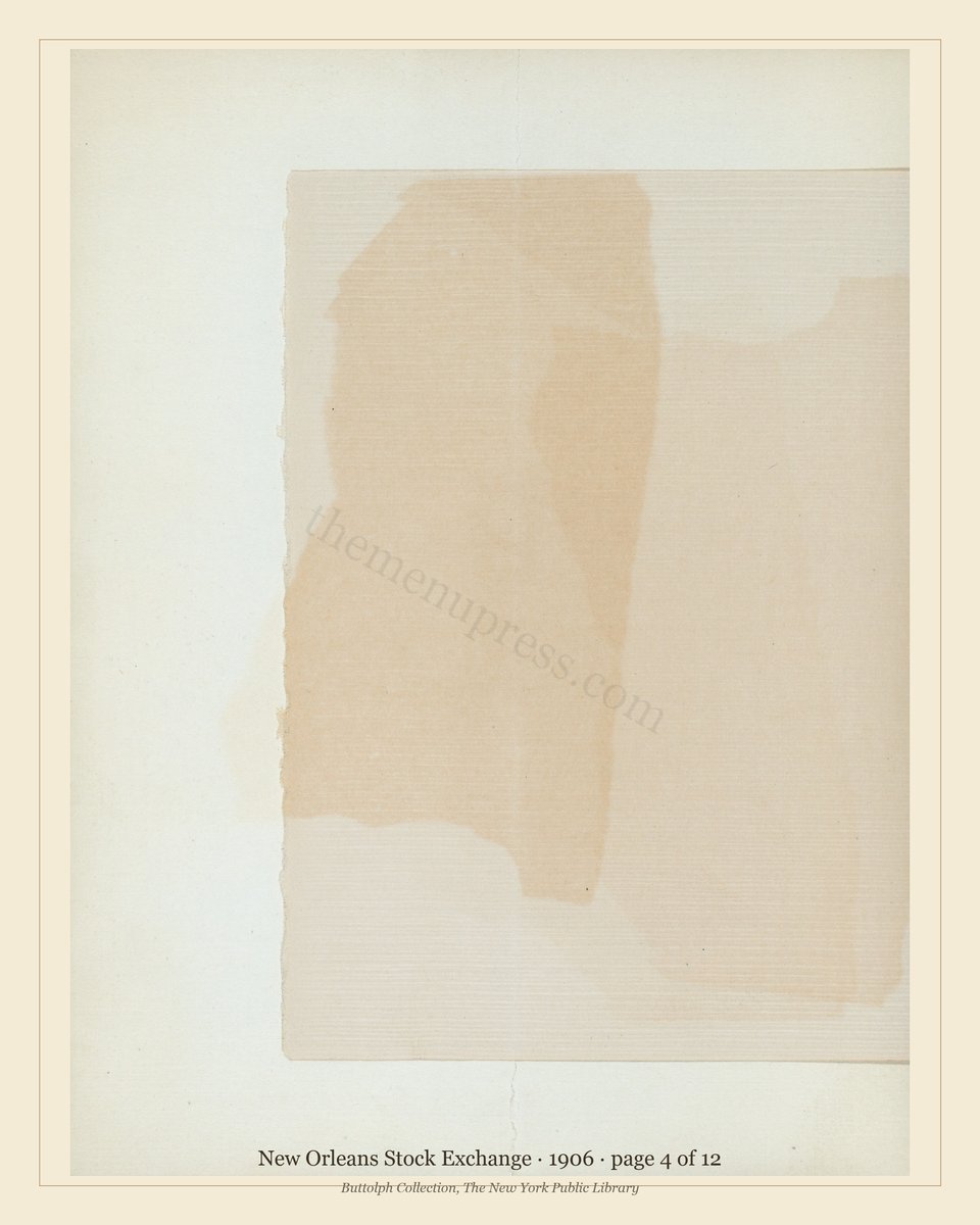 Vintage menu — page 4 of 7